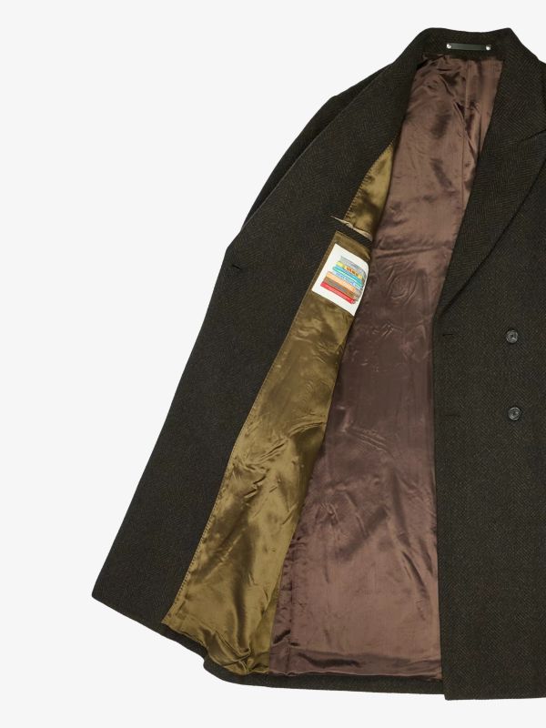manteau de laine brun, PS PAUL SMITH