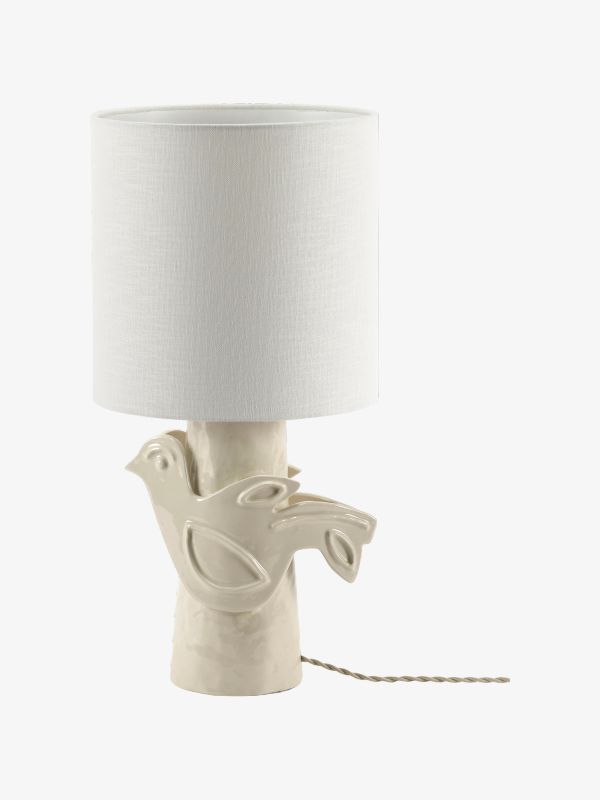 Lampe de table PALOMA blanc