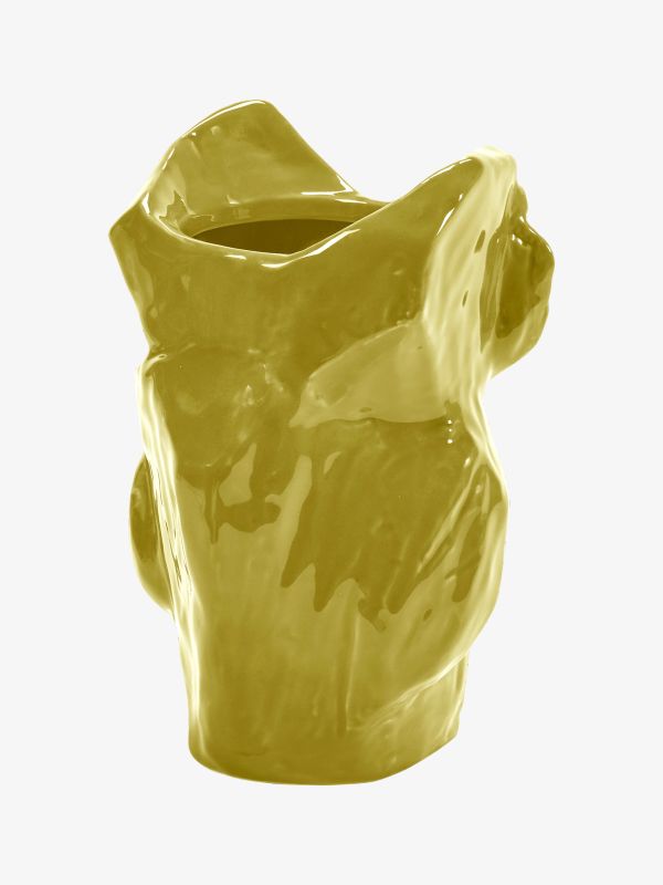 Owl Vase AFTER MIDNIGHT - MARNI jaune, SERAX