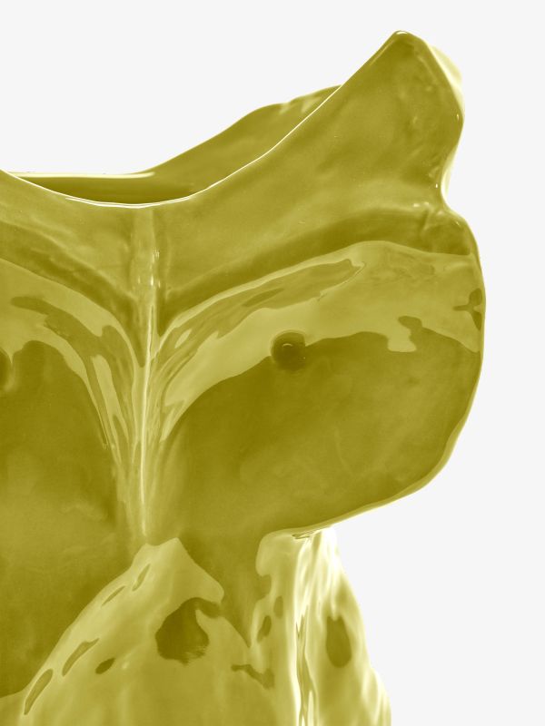 Owl Vase AFTER MIDNIGHT - MARNI jaune, SERAX
