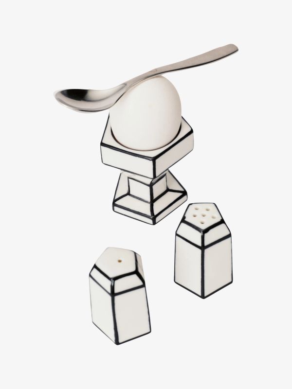Set de sel et de poivre CARTE BLANCHE blanc cassé, SERAX