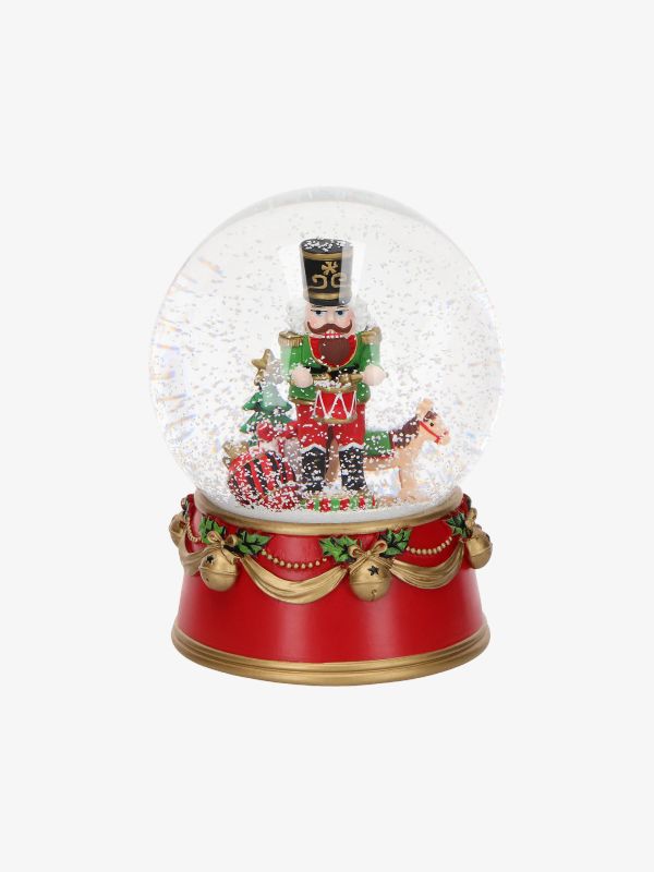 boule à neige rouge