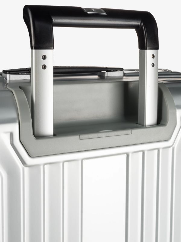 Hartschalenkoffer CHECK-IN LITE-BOX ALU silberfarben, SAMSONITE