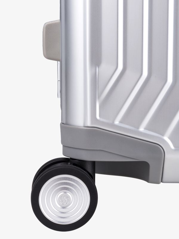 Hartschalenkoffer CHECK-IN LITE-BOX ALU silberfarben, SAMSONITE