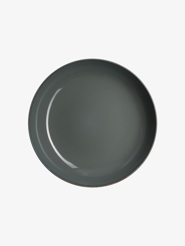 Assiette creuse TERRE DE RÊVE Anita Le Grelle gris