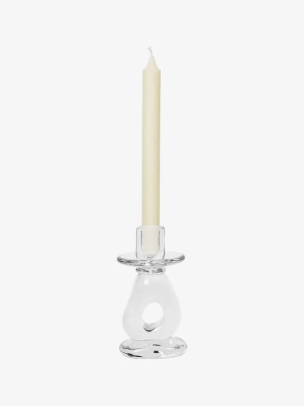 bougeoir Damo transparent