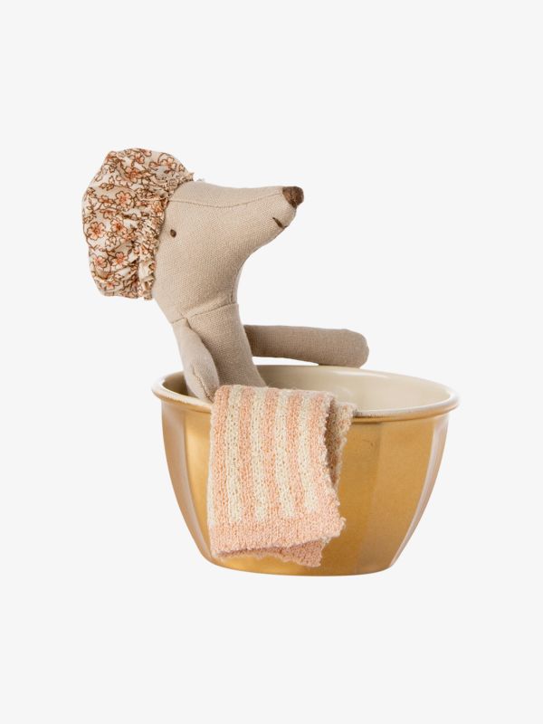poupée de chiffon "Wellnessmaus - Grosse Schwester"