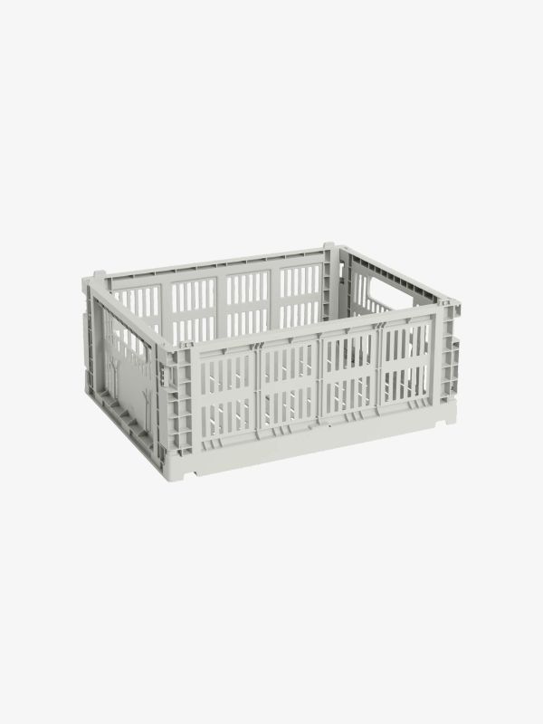 Caisse pliante CRATE gris