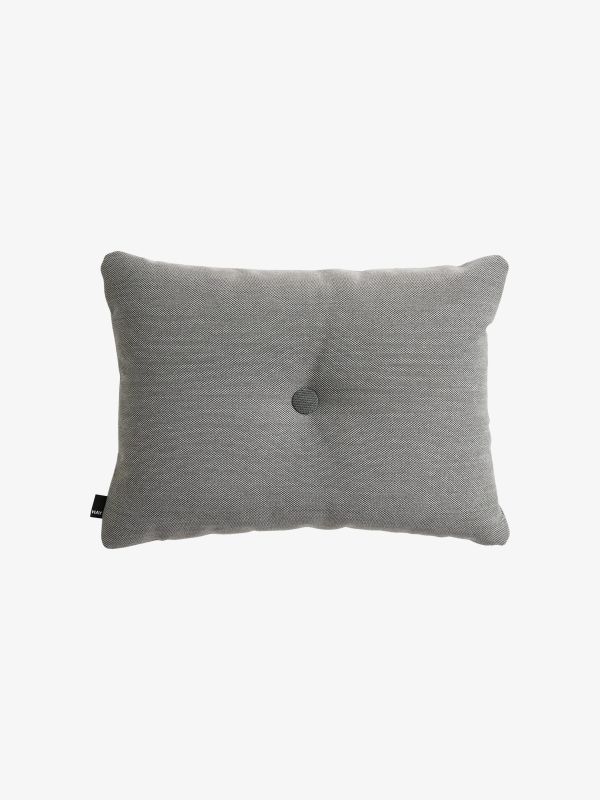 Housses de coussins avec remplissage mélange de gris