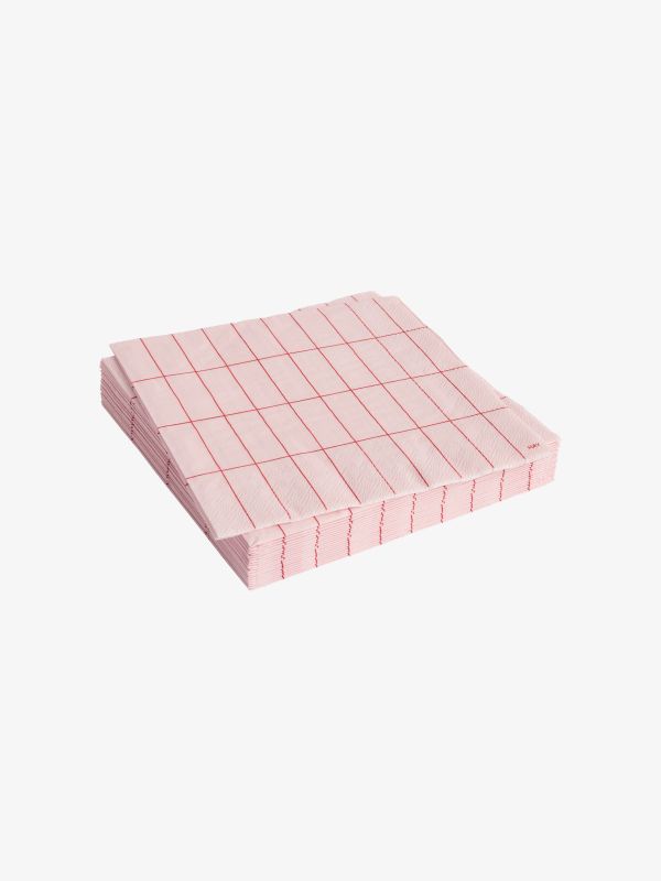 Serviettes de table PATTERN rose