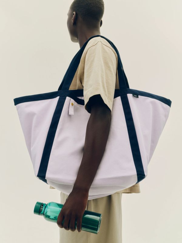 Sac de sport EVERYDAY rayé blanc, HAY
