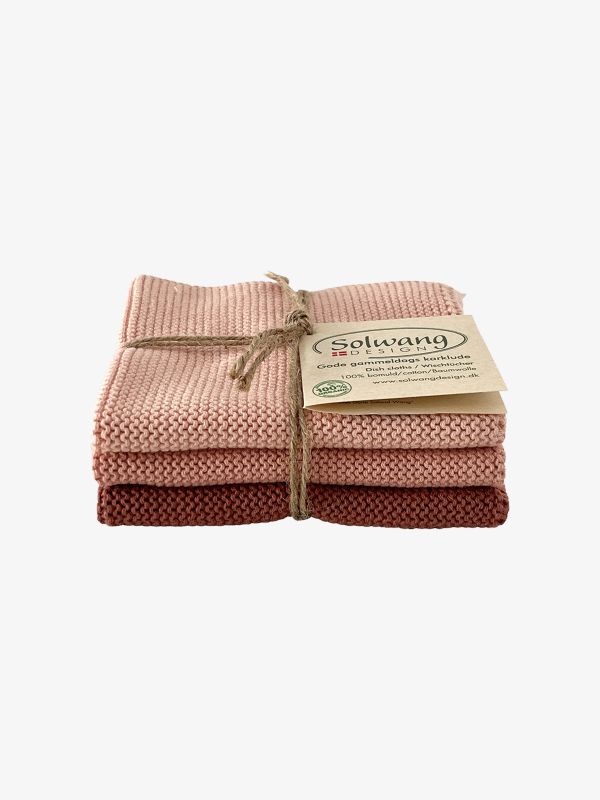 Wischlappen-Set 3-teilig apricot