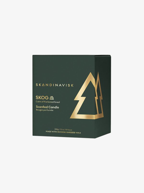 Bougie parfumée HYGGE SKOG GOLD, SKANDINAVISK