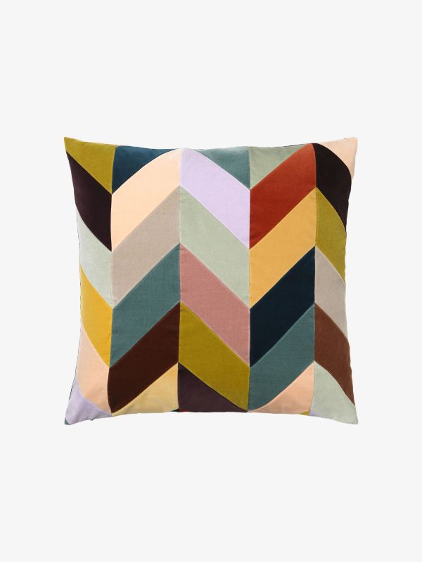 Housses de coussins avec remplissage ZIGZAG safari