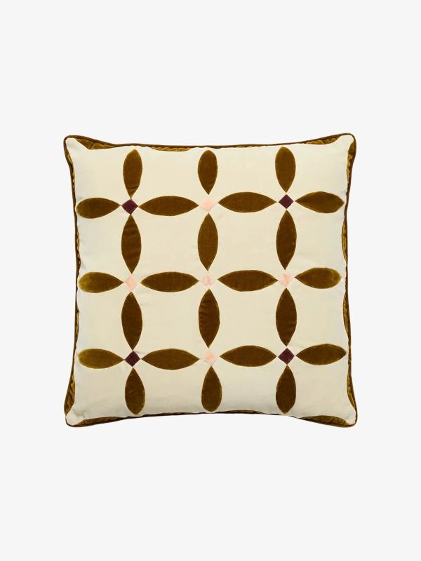 Housses de coussins avec remplissage MARIGOLD caramel