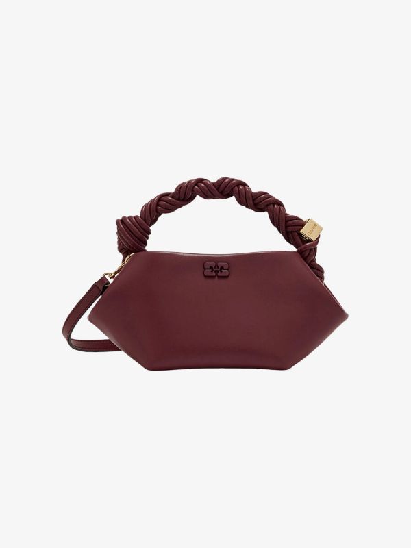 Sac à main "Mini Bou" rouge foncé