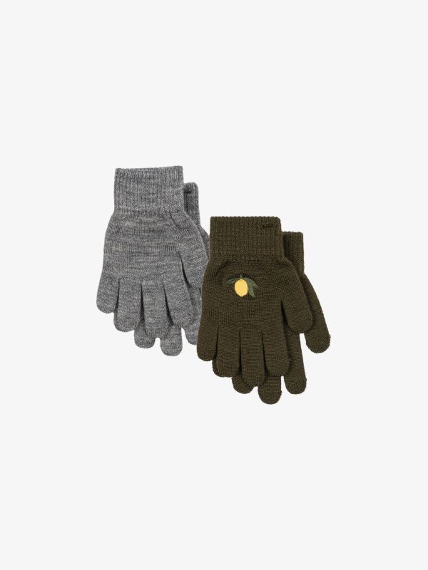 Gants olive
