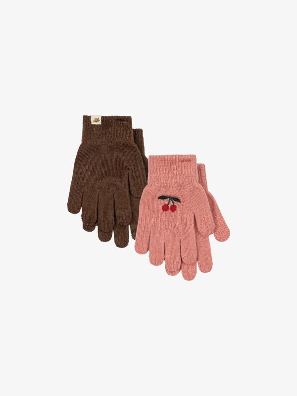 Gants rose