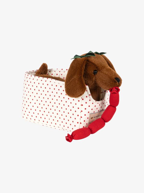 animal en peluche "Chorizo" brun clair