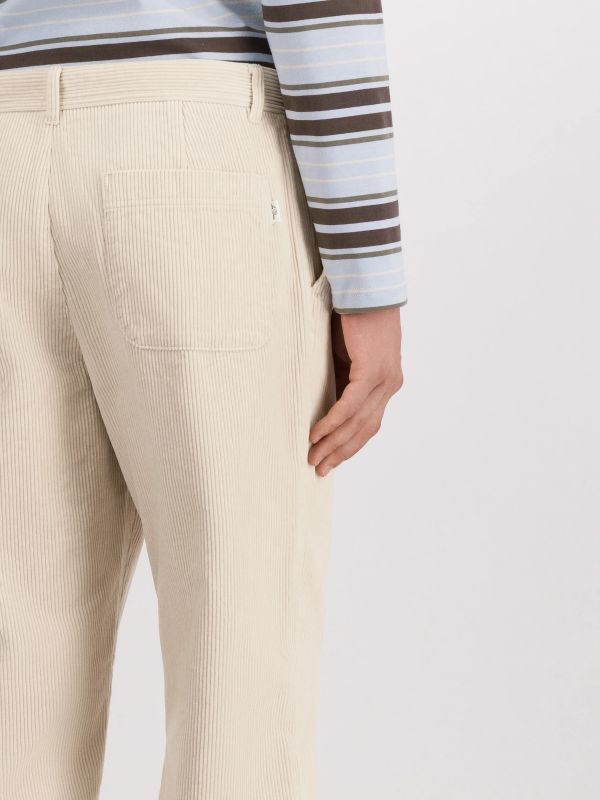 pantalons en velours  ivoire, LES DEUX
