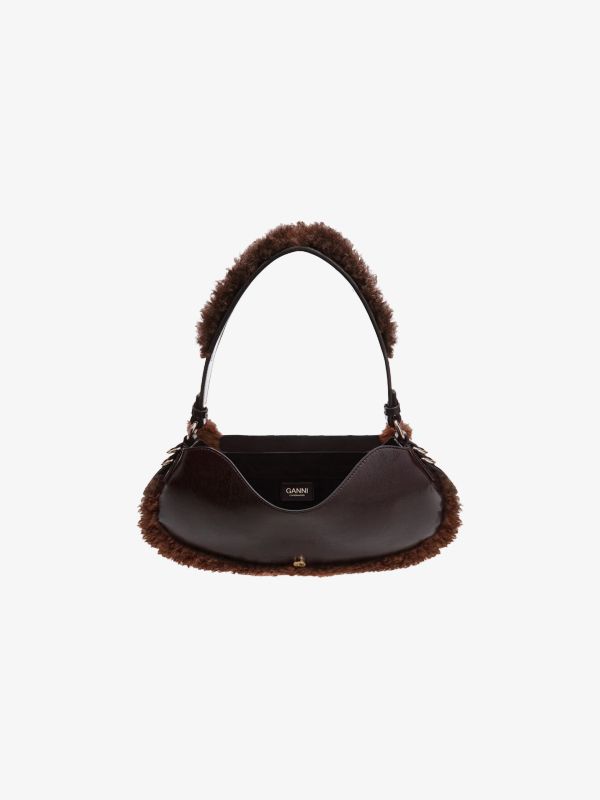 Sac à bandoulière "B-Kat" brun, GANNI