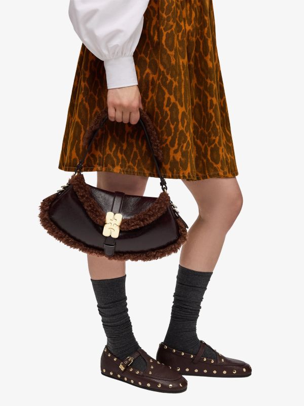 Sac à bandoulière "B-Kat" brun, GANNI