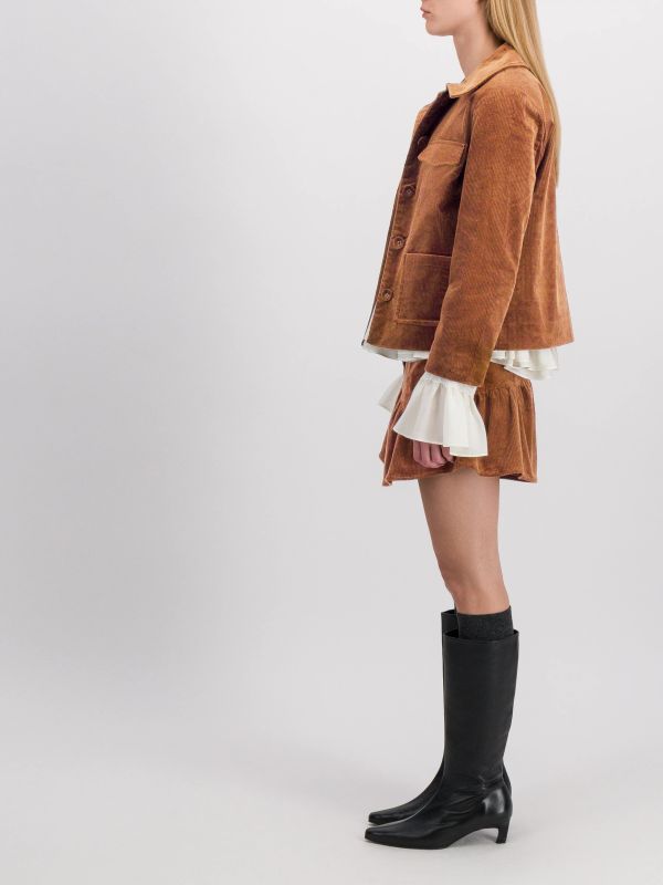 Manteau mi-saison  brun, GANNI