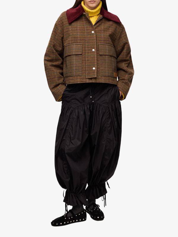 Blouson  brun/à petits motifs, GANNI