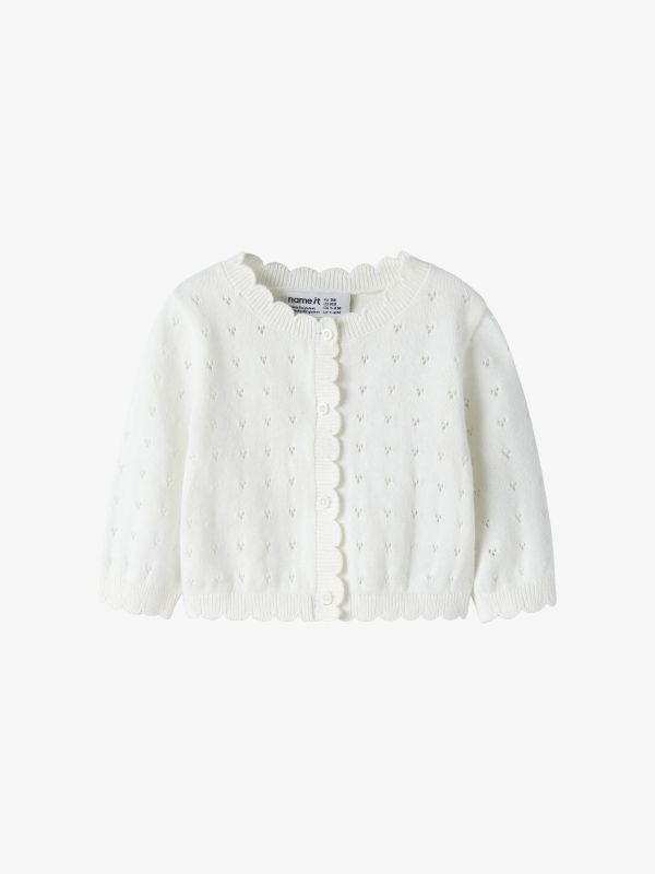 Strickjacke offwhite