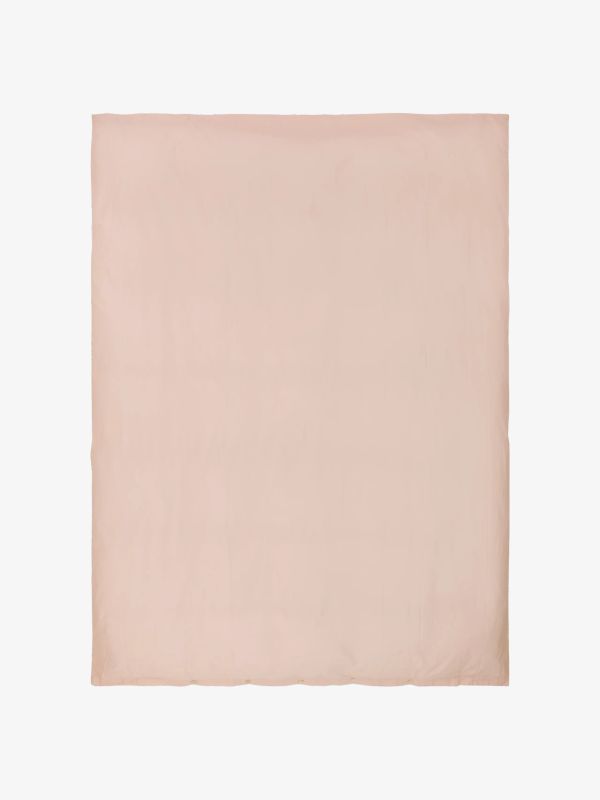 Housse de duvet PERCALE rose clair