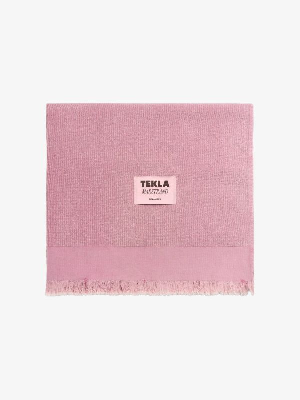 Serviette de plage vieux rose, TEKLA
