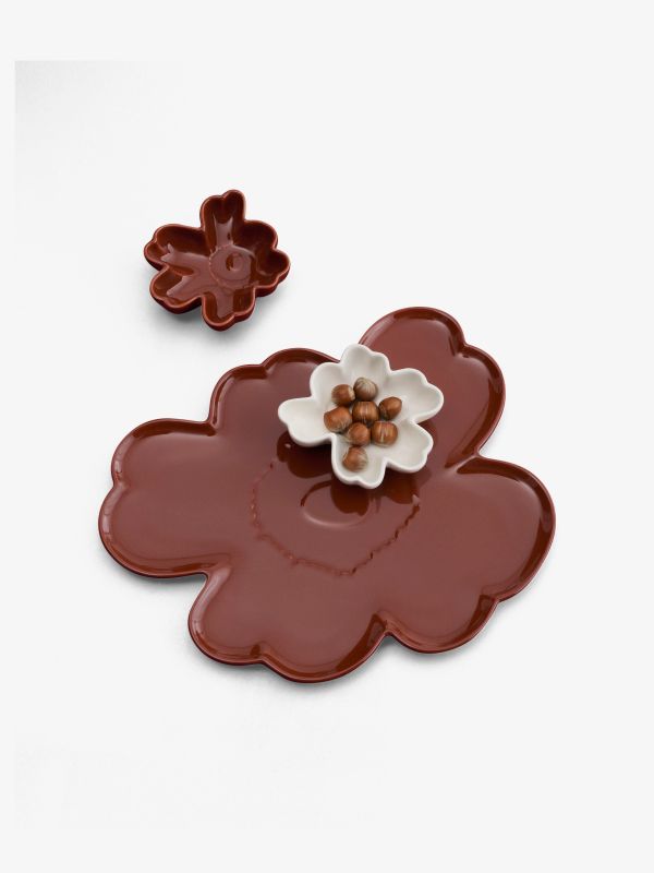 Schale 2er Set Unikko aubergine