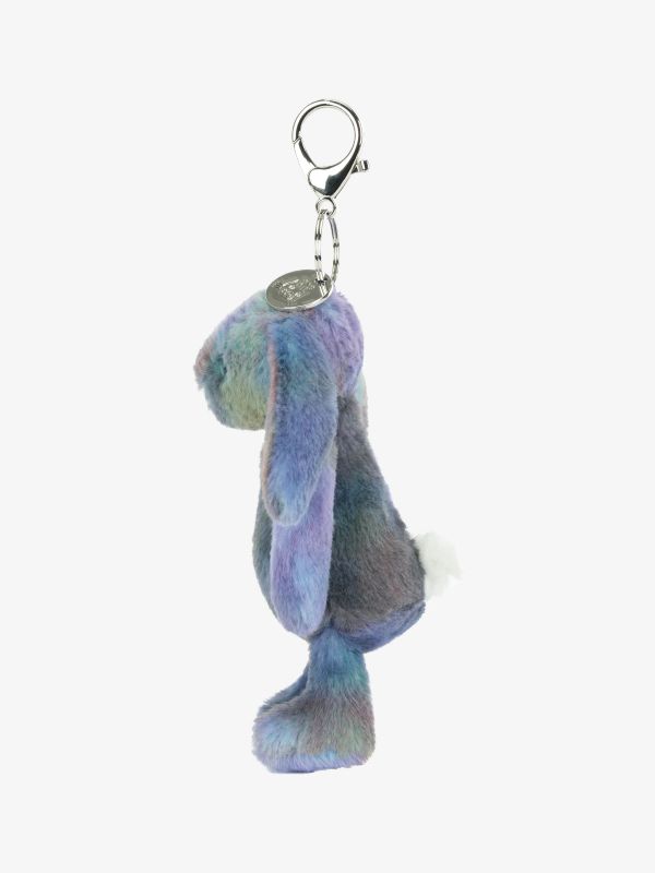 Accessoire sacs Zodihop Luxe Bunny Bag Charm bleu, JELLYCAT