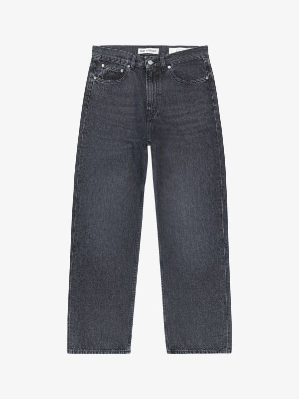 Jeans Wide Leg anthrazit