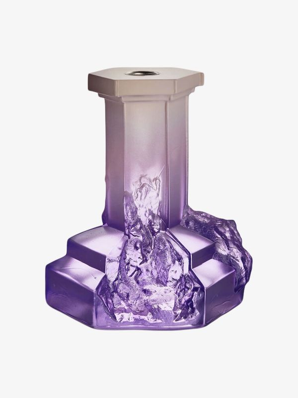 Kerzenhalter Rocky Baroque hellviolett