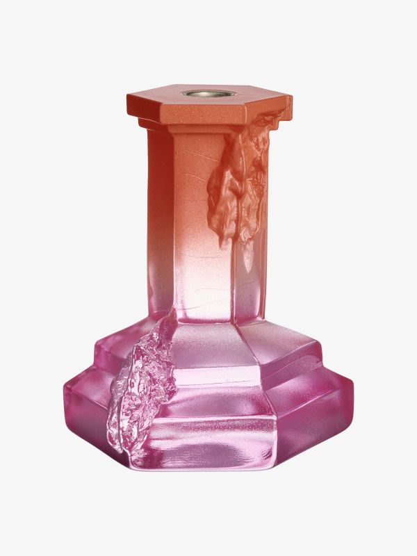 Kerzenhalter Rocky Baroque rosa
