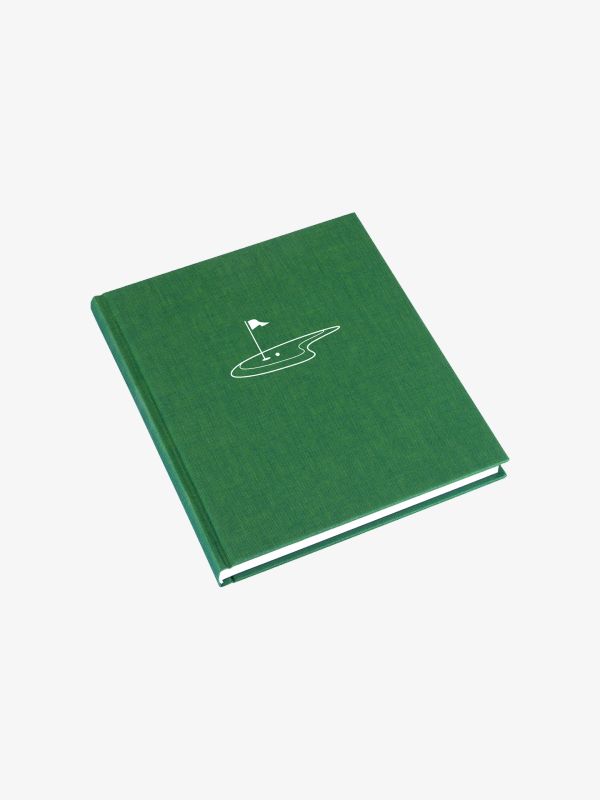 Notizbuch dunkelgrün gestreift