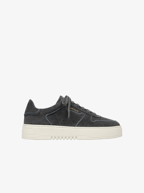 Ledersneaker "Orbit" anthrazit