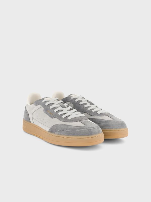 baskets en cuir gris, AXEL ARIGATO