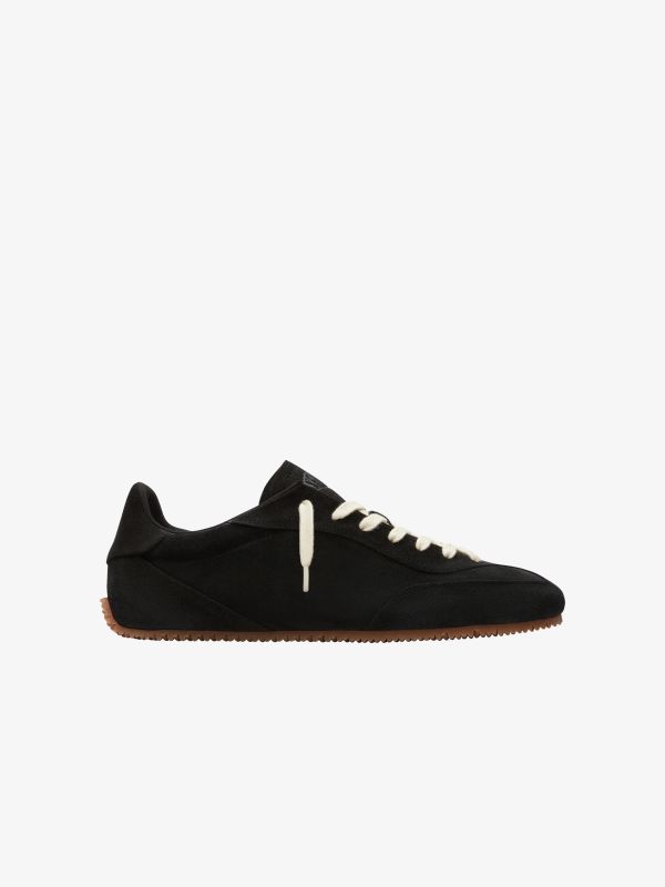 Ledersneaker "Daze Runner" schwarz