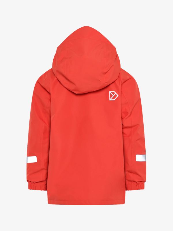 Mackintosh Norma Kids Jacket 3 rouge, DIDRIKSONS