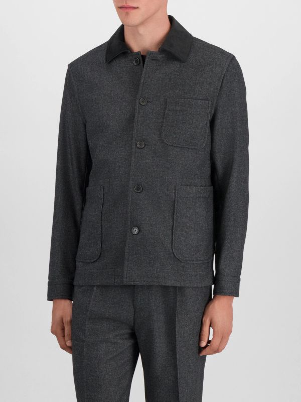 Overshirt grau