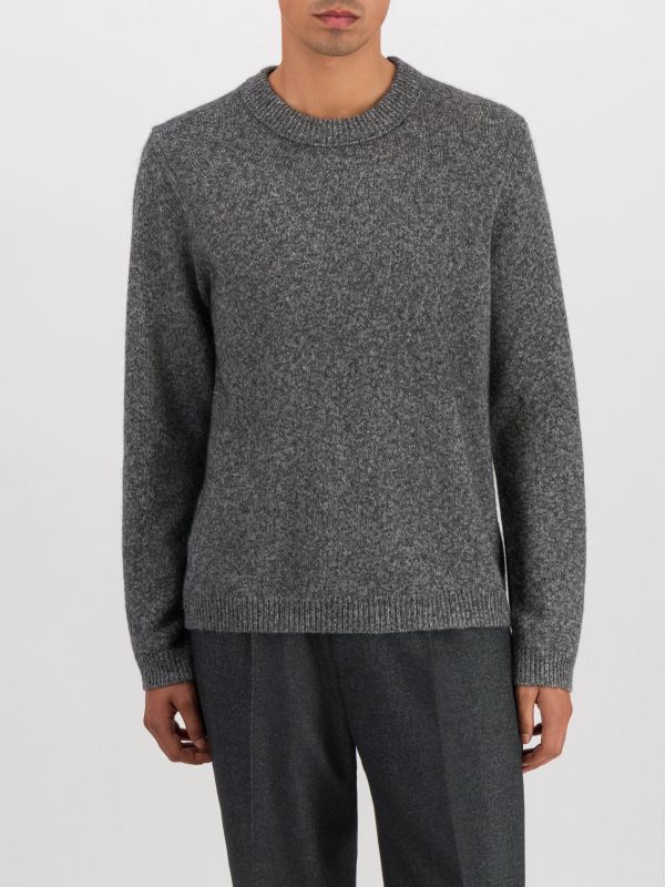 Strickpullover grau