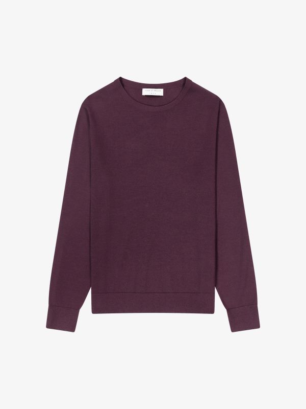 Wollpullover bordeaux