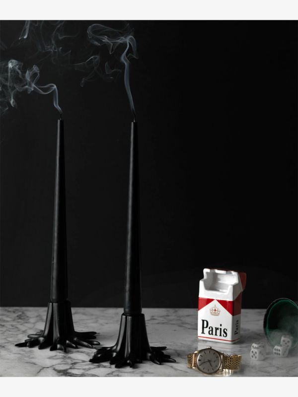 bougeoir noir, GARDEN GLORY