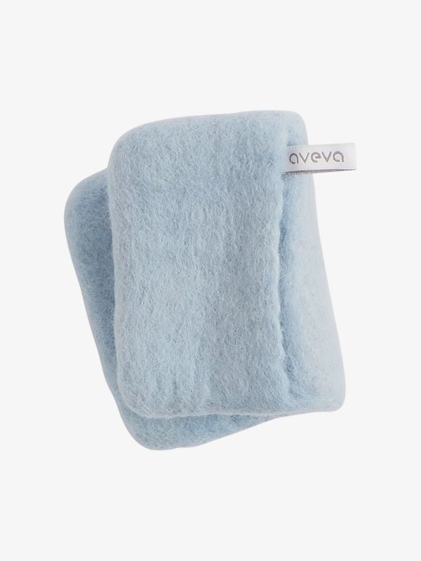 Topflappen blaugrau