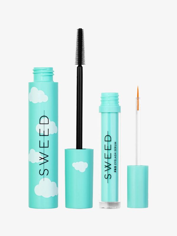 Makeup Set Cloud Power Duo - Cloud Mascara Black + Eyelash Growth Serum 3ml, SWEED