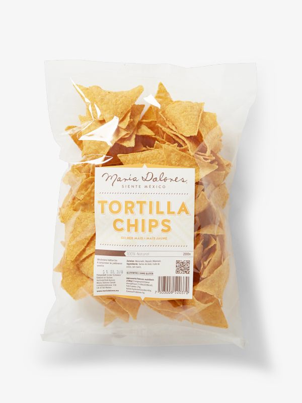 Glutenfreie Tortilla-Chips Yellow Corn