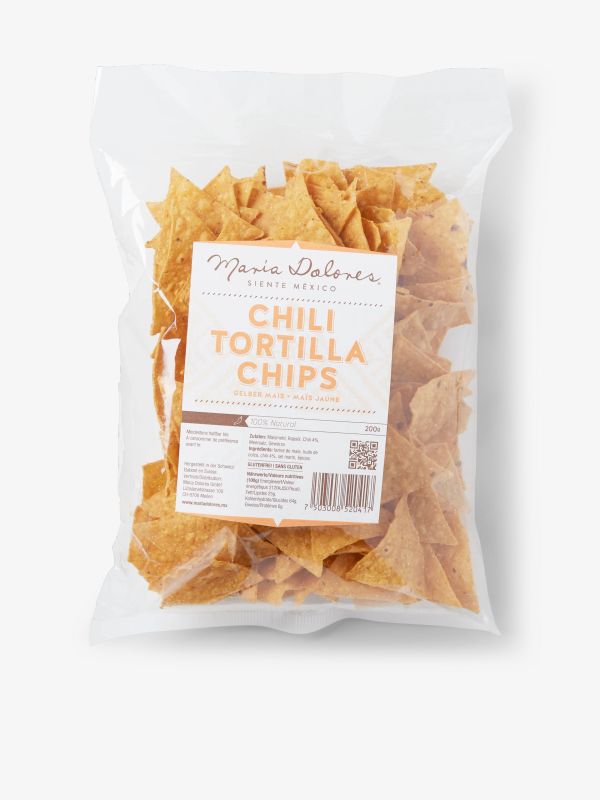 Glutenfreie Tortilla-Chips Chili