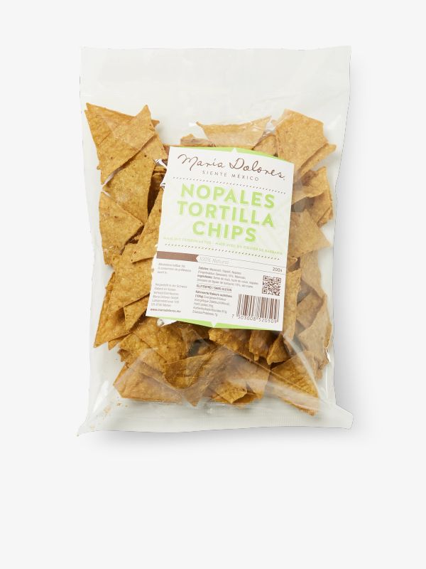 Glutenfreie Tortilla-Chips Nopales